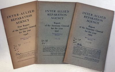 Inter-Allied Reparation Agency. First report of…