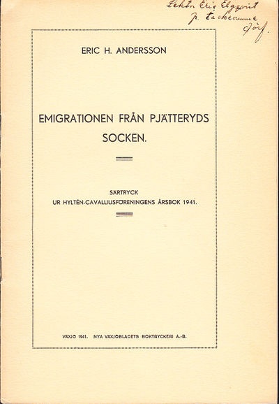 Emigrationen från Pjätteryds socken.