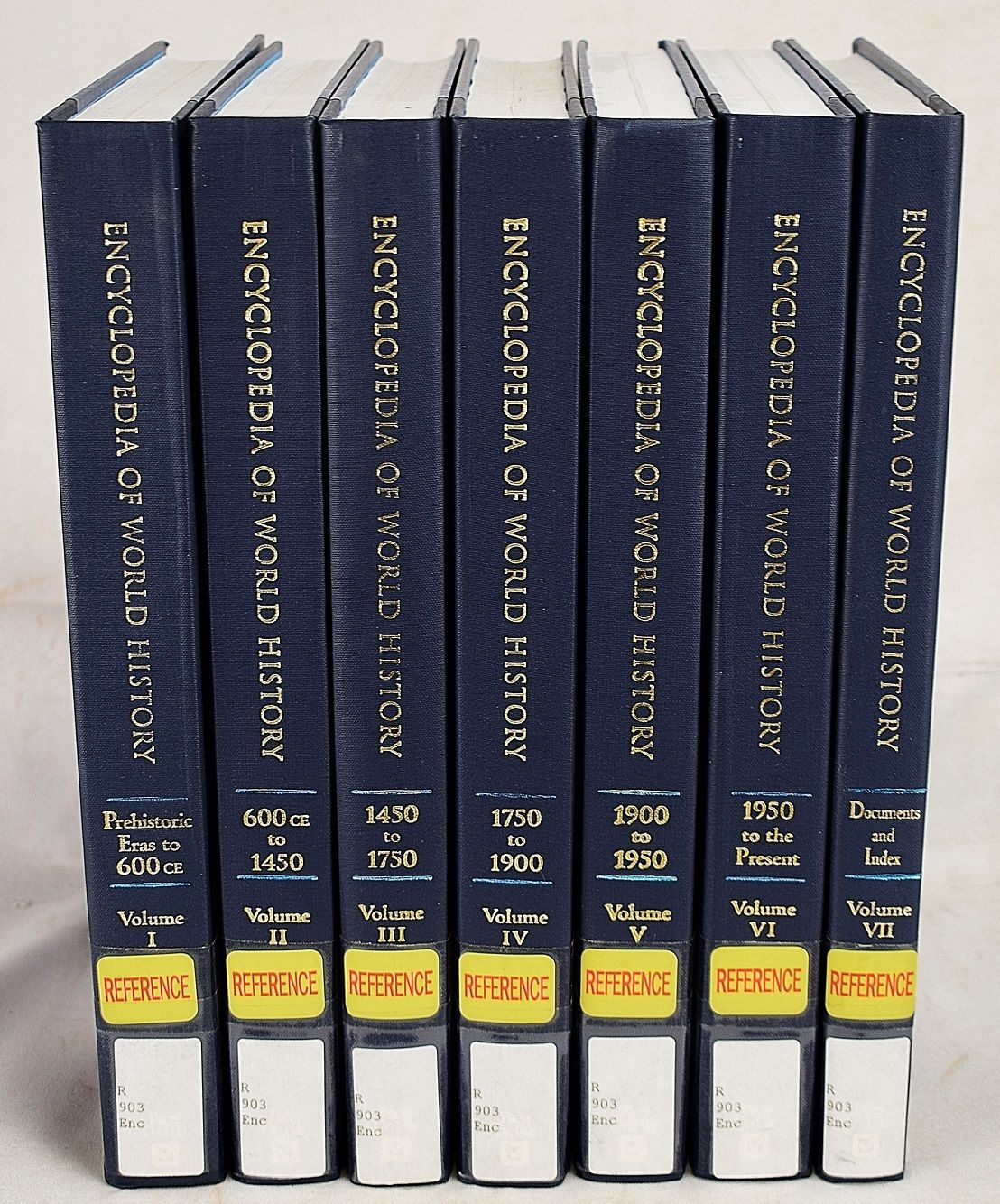 Encyclopedia of world history (7 volumes set) (facts on file library of world  history) by marsha e [editor]; mark whitters [editor]; michael schroeder;  ackermann - hardcover - 2nd ed - 2008-06-01 - from sequiturbooks (sku:  1910160016)