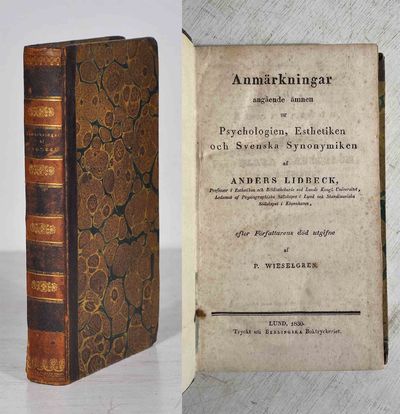 Anmärkningar angående ämnen ur psychologien,…