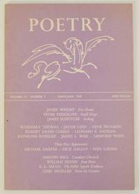 Poetry Volume. 111 No. 5, February 1968 by RAGO, Henry (editor) James Wright, Peter Redgrove, James Schuyler, Michael Harper, Dick Gallup, Marven Bell, William Heyen, Lisel Mueller, et al - 1968