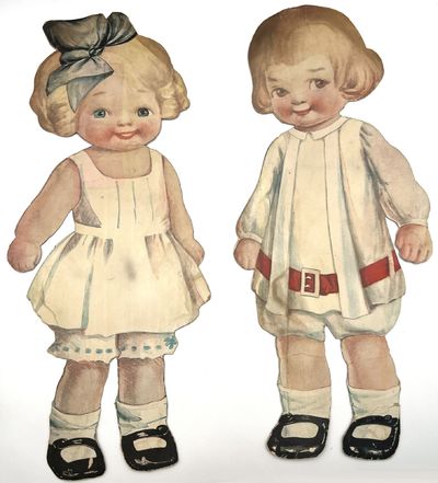 Toddler boy and girl approx. 18 1/2