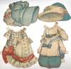 View Image 2 of 2 for 2 Large Format Paper Dolls & Costumes Dearie Dolls 1915 Inventory #55052