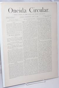 Oneida circular, a weekly journal of home, science and general intelligence. June 10, 1872. New series, vol. 9, no. 24, whole no. 1410