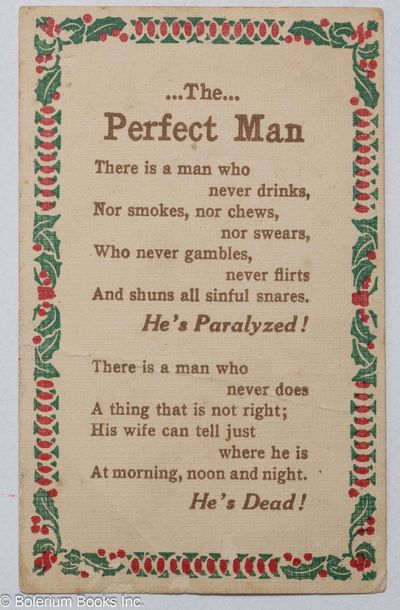 The perfect man... [postcard]