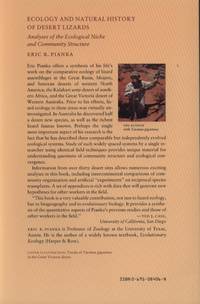 image of Ecology and Natural History of Desert Lizards