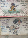 View Image 5 of 8 for Group of 88 Hand Illustrated Postcards relating to St. Joe, Missouri with caricatures of the West, N... Inventory #30604