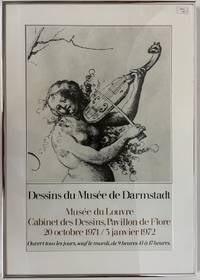 ORIGINAL "DESSINS DU MUSEE DE DARMSTADT" EXHIBIT POSTER