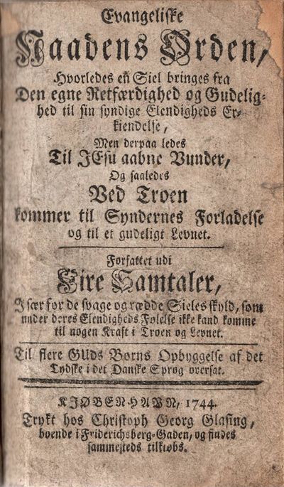 Evangeliske Naadens Orden. Hvorledes en Siel…