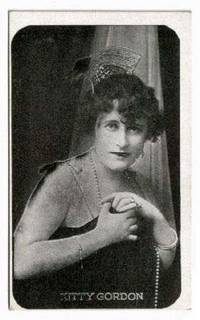 image of Movie Star Kitty Gordon 1917 Kromo Gravure Photo