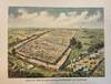 BIRD'S-EYE VIEW OF ANDERSONVILLE PRISON FROM THE SOUTH-EAST