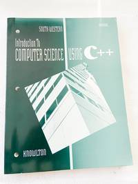 1998 PB Introduction to Computer Science using C++ by Knowlton