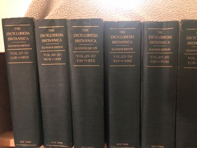 The Encyclopaedia Britannica, Eleventh Edition, plus the