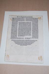 Passio domini nostri jesu christi secondum seriem quattuor evangelistarum. Colophon Leaf and XXVI. Single Leaf. Very Rare. de Agricola, Daniel. [Bible] - February, 1513.