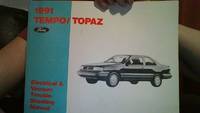 1991 Tempo / Topaz Electrical & Vacuum Trouble-Shooting Manual