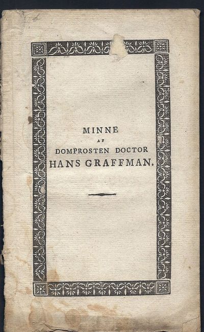 Vid domprosten doctor Hans Graffmans graf den 21…