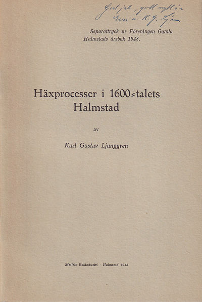 Häxprocesser i 1600-talets Halmstad [= rubrik].