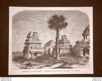 Mahabalipur, Mahabalipuram o Mahapalipuram nel 1863 Le piccole pagode India