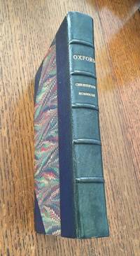 OXFORD. As it was and as it is today by HOBHOUSE. CHRISTOPHER