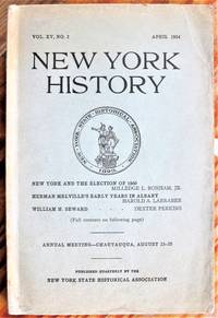 image of Herman Melville's Early Years in Albany. Essay in New York History April, 1934. Vol., XV, No. 2.