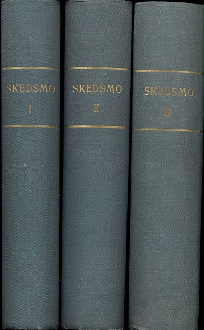 Skedsmo. Bygdens historie. I-III.