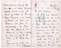 Autograph letter signed to 'My dear Graham', (Sidney Herbert, 1853-1914, M.P. and Cabinet Minister, 14th Earl)