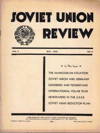 Soviet Union Review, Vol. X No. 5, May 1932
