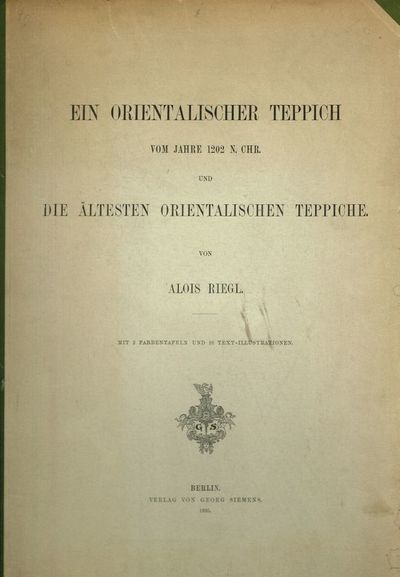Ein orientalischer teppich vom jahre 1202 n. Chr.…