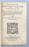 Sacrarvm Antiqvitatvm Monvmenta; (photo 3)
