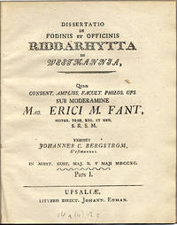 Dissertatio de fodinis et officinis Riddarhytta…