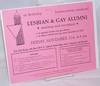 Lesbian & Gay Alumni: meeting and reception [handbil] Friday, November 21st, 4-8pm