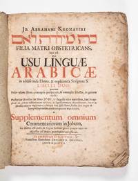 Bat meyaledet la-'em: Filia matri obstetricans, hoc est: De usu linguae arabicae in addiscenda ebraea, [et] explicanda Scriptura S. libelli duo (The Daughter Serves as Midwife to the Mother: Two Books on the Use of Arabic in Learning Hebrew and Explicating Sacred Scripture)