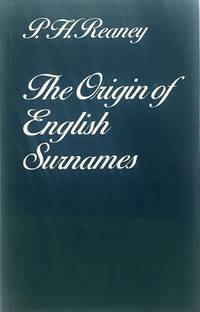 The origin of English surnames