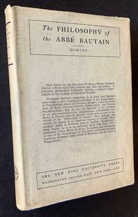 The Philosophy of the Abbe Bautain (In Dustjacket)