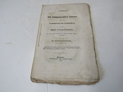 A Review of Mr. Cambreleng's Report from the Committee of Commerce, in the House of Representatives, at the first session of the twenty-first Congress