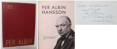 Per Albin Hansson.  På femtioårsdagen den 28…