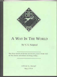 NY: Knopf, 1994. Perfect-bound zeroxed manuscript for the first US edition. Printed wraps. One of 10...
