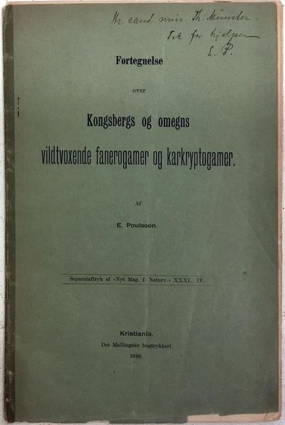 Fortegnelse over Kongsbergs og omegns…