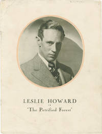 The Petrified Forest (Original program for the 1935 Broadway play) by Humphrey Bogart, Leslie Howard (starring); Arthur Hopkins (director); Robert Emmet Sherwood (screenwriter); John Alexander (starring) - 1935