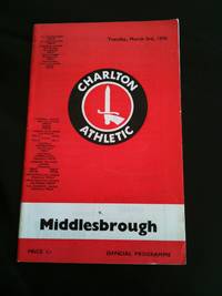 Charlton Athletic v Middlesbrough û Official Programme û Tuesday,...