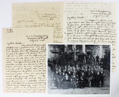 [Three Letters Written Home to Waco by Ensign John Francis Marshall While Aboard the U.S.S. Montgomery]