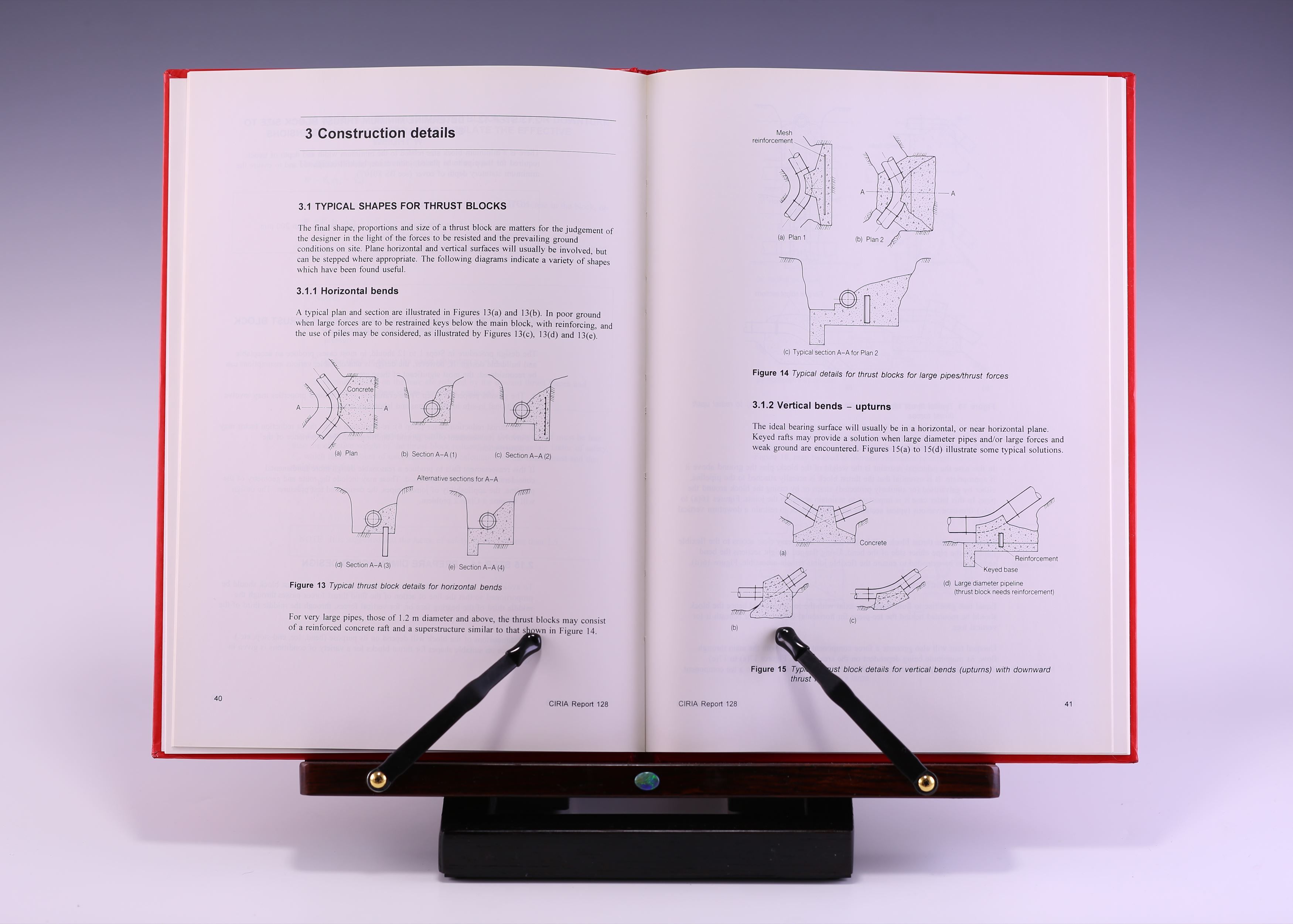 Guide to the Design of Thrust Blocks for Buried Pressure Pipe Lines Report  128 by Construction Industry; Information Association Research - Hardcover  - from Salish Sea Books (SKU: SKU-V02JA07006089)