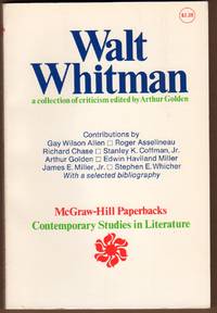 Walt Whitman: A Collection of Criticism