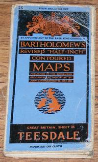 Teesdale - Bartholomew's Revised "Half-Inch" Contoured Maps, Great Britain Sheet 35