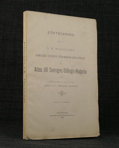 Förteckning på de af N. M. Mandelgren samlade…