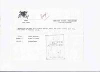 cover of ARKHAM HOUSE Ephemera: UNDATED Letter on AH Stationery To Lee Brown Coye About the AH Edition of Black Medicine