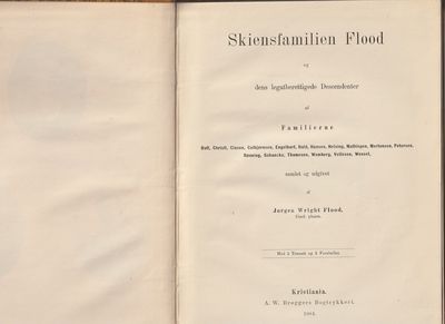 Skiensfamilien Flood og dens legatberettigede…