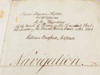 1803 - 1805 ORIGINAL NELSON ERA MANUSCRIPT CYPHER AND EXERCISE BOOK  BELONGING TO A ROYAL NAVY...