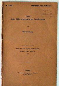 Ueber Einige Falle Achromatischer Interferenzen