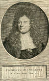 P. & Med. Doctor. Engraved Portrait by P. van Gunst after D. van der Plaats